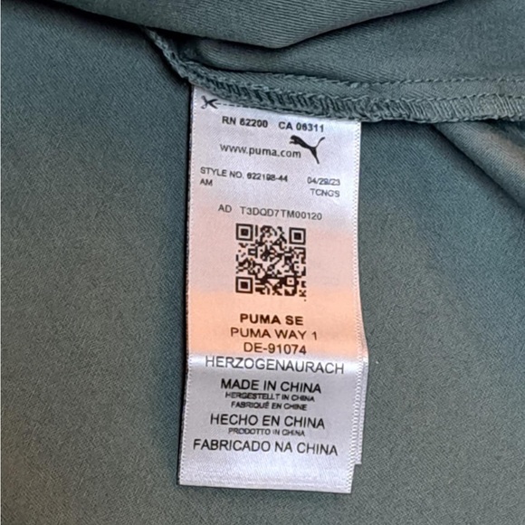 PUMA X RIPNDIP AOP Twill Jacket (Eucalyptus) - Men's size LARGE - Picture 9 of 12